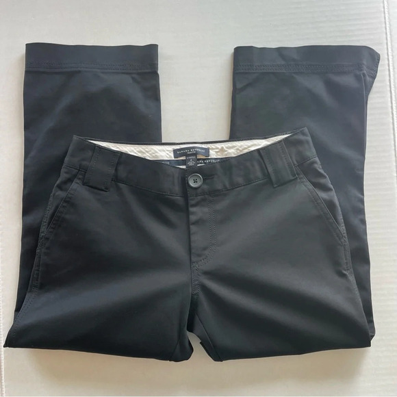 Banana Republic Women's Martin Fit Black Flat Front Capri Crop Pants Size 4 - Picture 6 of 13
